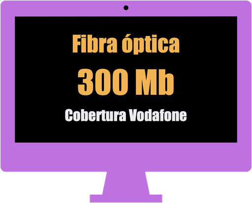 Fibra 300 Mb (FTTH - HFC)