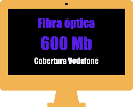 Fibra 600 Mb (FTTH - HFC)